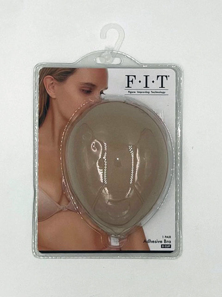 Cloth Adhesive Bra - Cup D - Beige - US Stores