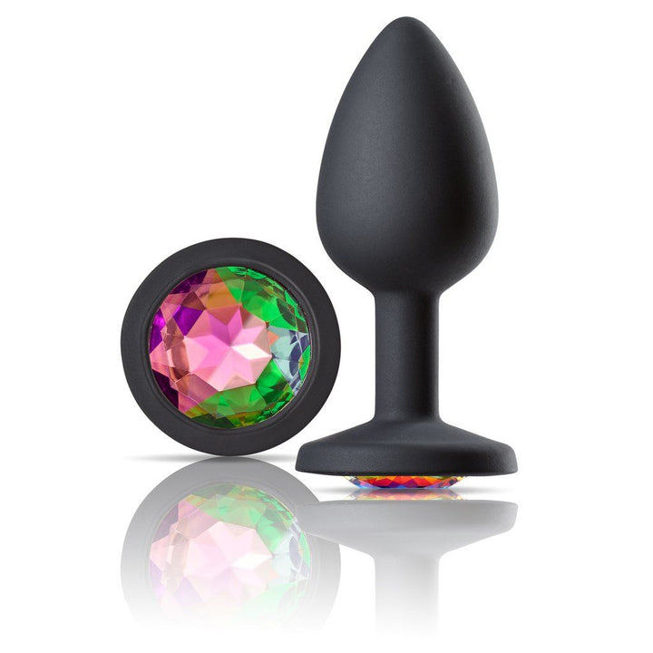 Cloud 9 Novelties Gems Silicone Anal Plug - Includes Small, Med & Large Size - US Stores