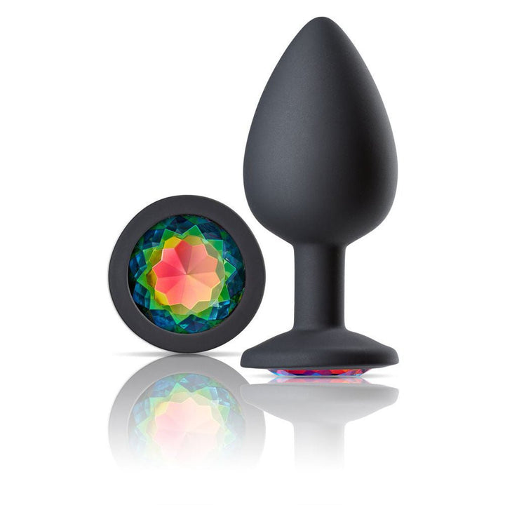 Cloud 9 Novelties Gems Silicone Anal Plug - Includes Small, Med & Large Size - US Stores
