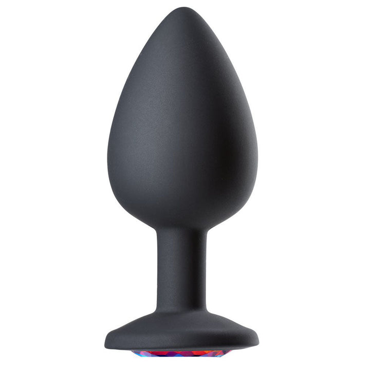 Cloud 9 Novelties Gems Silicone Anal Plug - Includes Small, Med & Large Size - US Stores