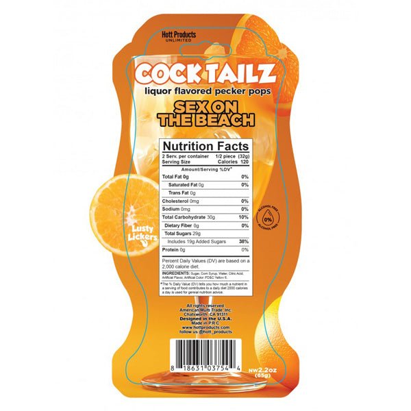 Cocktailz Sex on the Beach Pecker Pop - US Stores