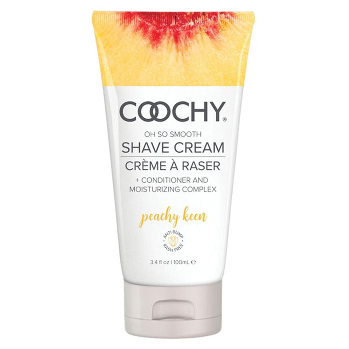 Coochy Oh So Smooth Shave Cream - Peachy Keen 3.4 Fl Oz 100ml - US Stores