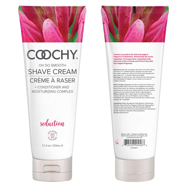 Coochy Oh So Smooth Shave Cream - Seduction - 7.2 Oz - US Stores