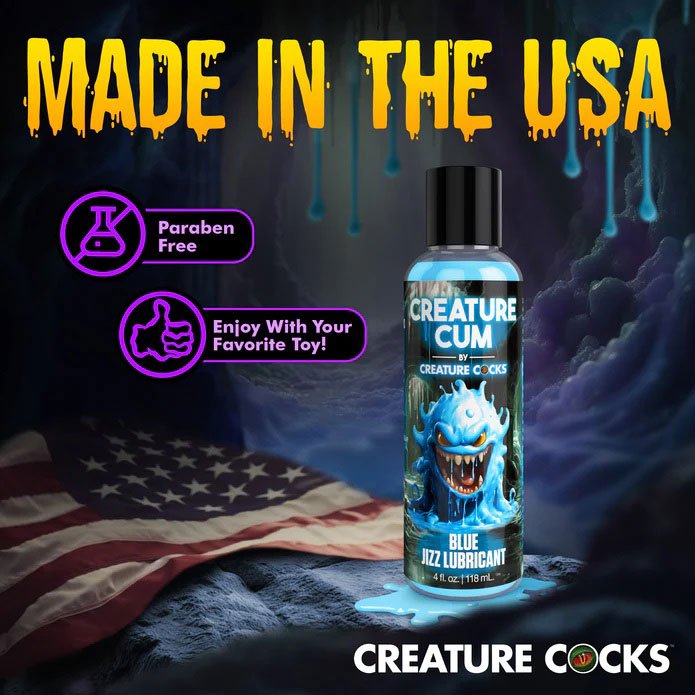 Creature Cum Blue Water - Based Lubricant 4oz - US Stores