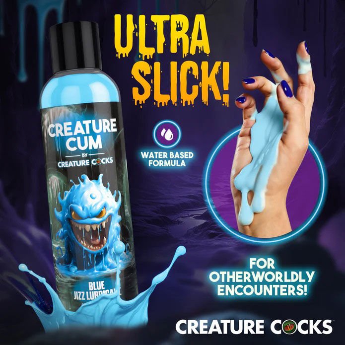 Creature Cum Blue Water - Based Lubricant 8oz - US Stores