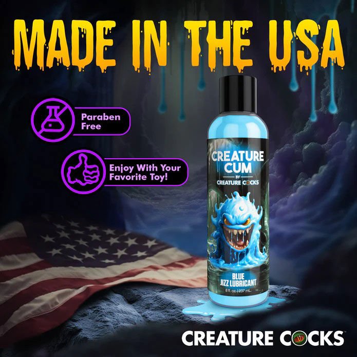 Creature Cum Blue Water - Based Lubricant 8oz - US Stores