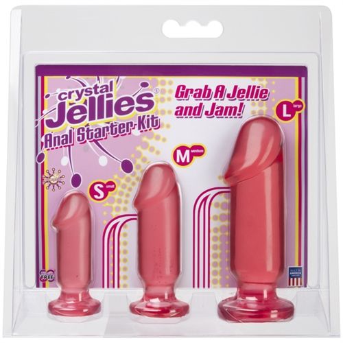 Crystal Jellies Anal Starter Kit - Pink - US Stores