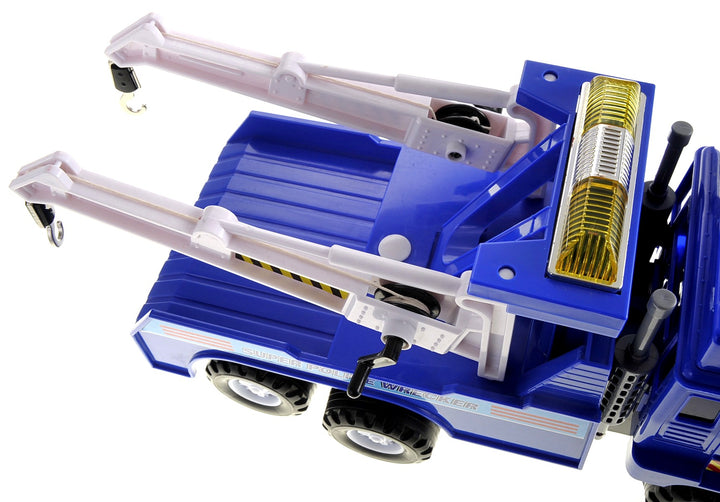 AZ Import Big Heavy Duty Police Tow Truck With Friction Power - US Stores