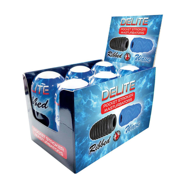Deelite Pocket Stroker Masturbators Display 6 Ct. - US Stores