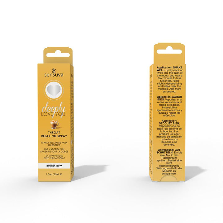 Deeply Love You Throat Relaxing Spray - Butter Rum - 1 Fl. Oz. - US Stores