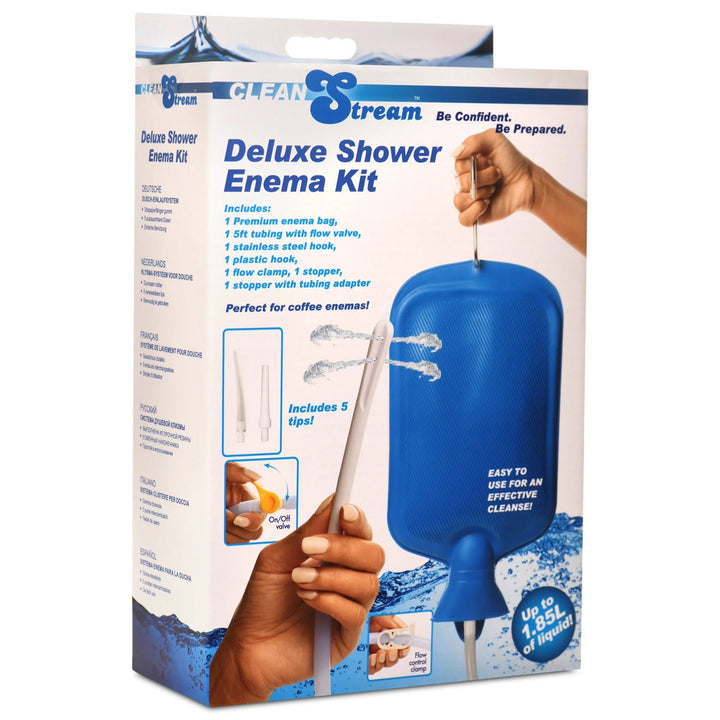 Deluxe Shower Enema Kit - Blue - US Stores