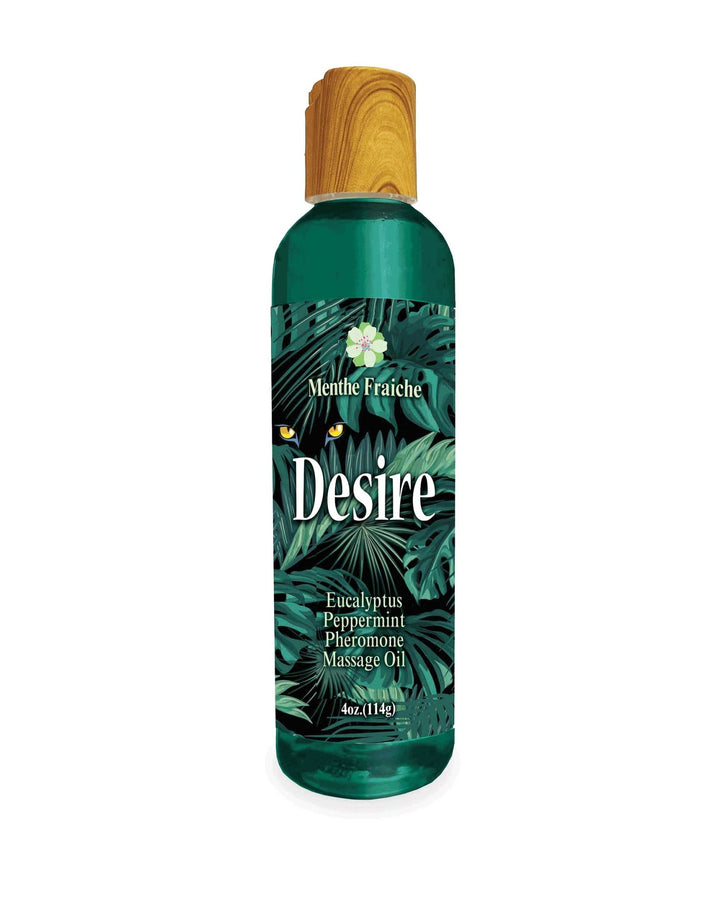 Desire Pheromone Massage Oil 4 Oz - Eucalyptus and Peppermint - US Stores