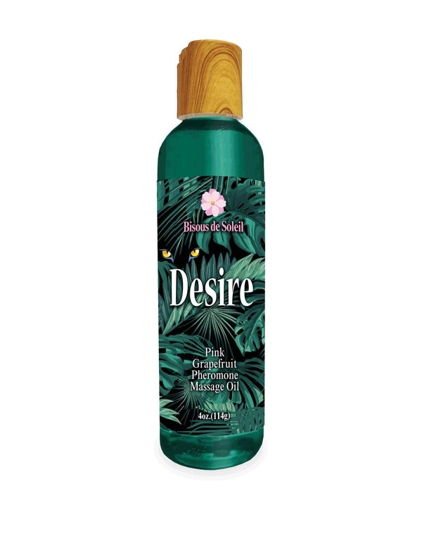 Desire Pheromone Massage Oil 4 Oz - Pink Grapefruit - US Stores