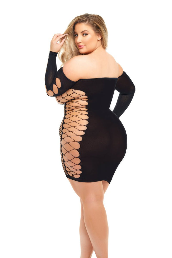 Diamond Drippin Dress - Queen Size - Black - US Stores
