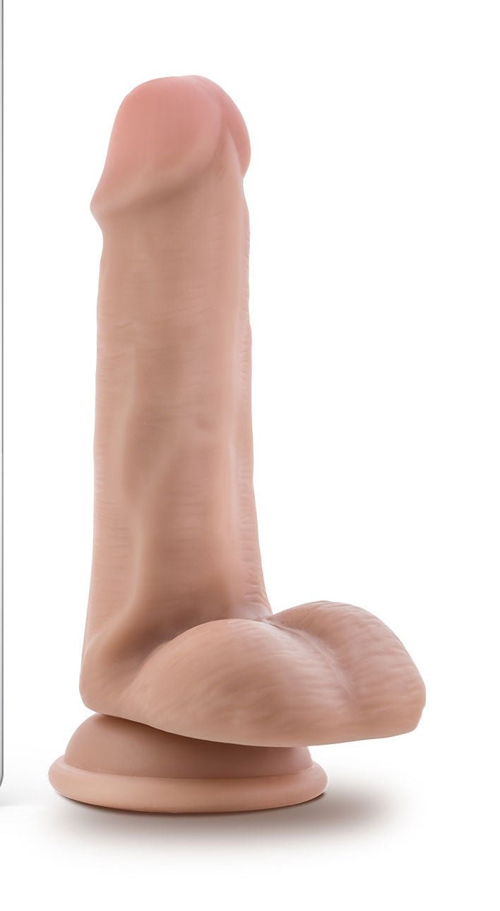 Dr. Skin - Dr. Jeffrey - 6.5 Inch Dildo With Balls - Beige - US Stores
