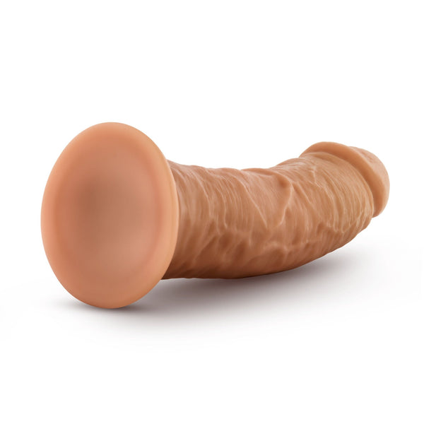 Dr. Skin Glide 8 Inch Self Lubricating Dildo - Mocha - US Stores
