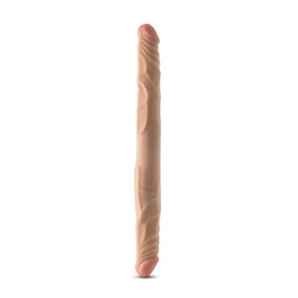 Dr. Skin Plus - 14 Posable Double Dong - Beige - US Stores