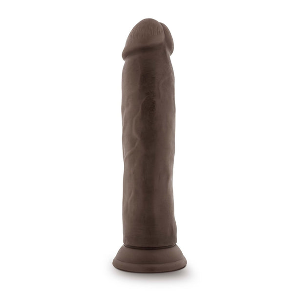 Dr. Skin Plus - 9 Inch Posable Thick Dildo - Chocolate - US Stores