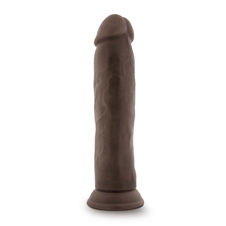 Dr. Skin Plus - 9 Inch Posable Thick Dildo - Chocolate - US Stores