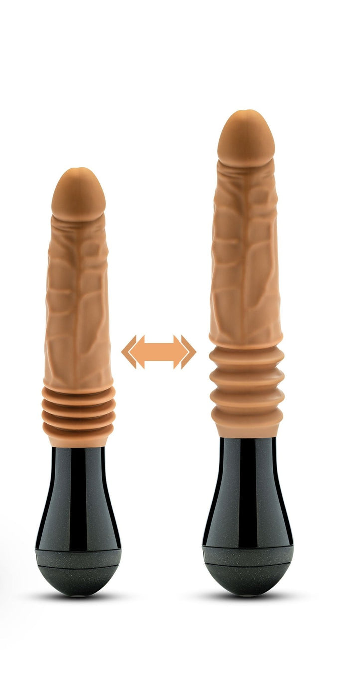 Dr. Skin Silicone - Dr. Arthur - Thrusting Gyrating Vibrating Dildo - Tan - US Stores