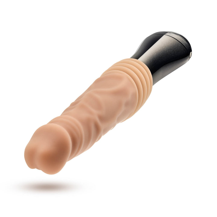 Dr. Skin Silicone - Dr. Knight - Thrusting Gyrating Vibrating Dildo - Beige - US Stores