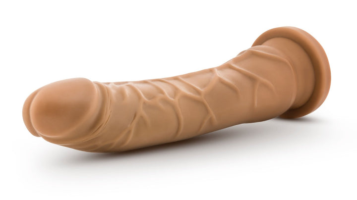 Dr. Skin Silicone - Dr. Noah - 8 Inch Dong With Suction Cup - Mocha - US Stores