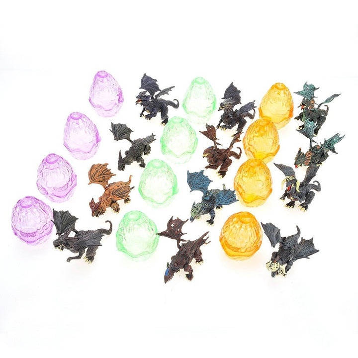 Dragon Figurine Puzzles In Hatching Jurrasic Eggs (12 Eggs Per Pack) - US Stores