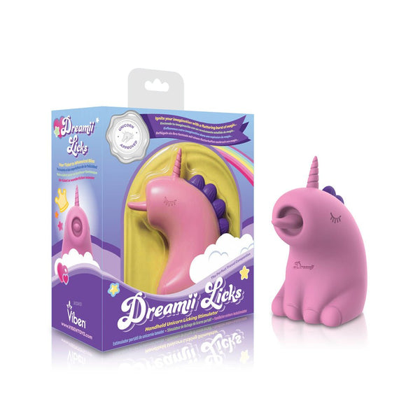 Dreamii Licks Licking Unicorn Stimulator - Mystical Pink - US Stores