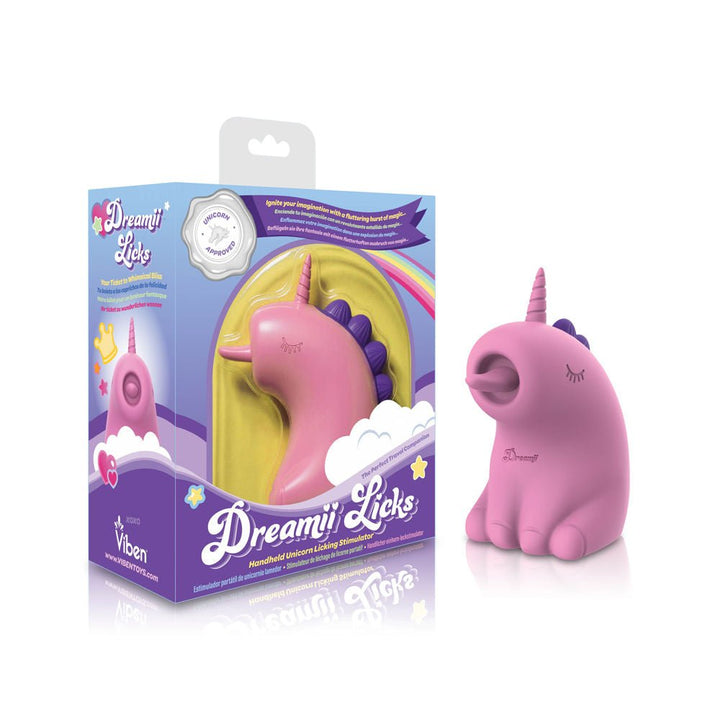 Dreamii Licks Licking Unicorn Stimulator - Mystical Pink - US Stores