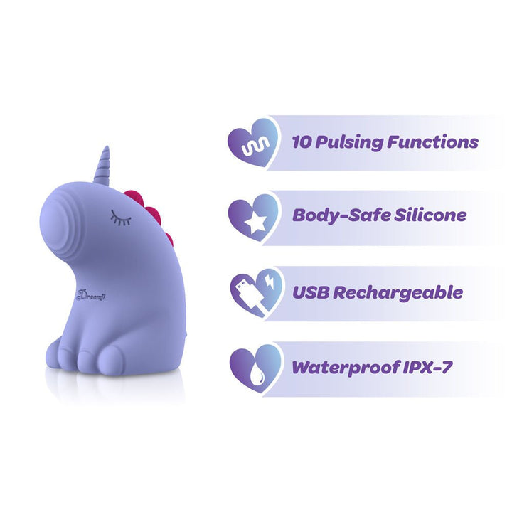 Dreamii Pulse Pulsing Unicorn Stimulator - Mystical Purple - US Stores