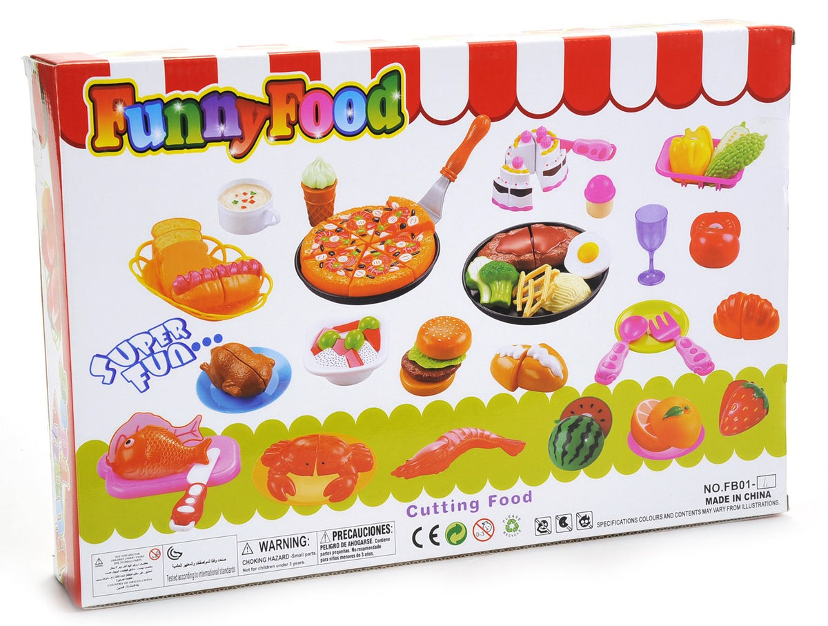 Kitchen Fun Steak & Egg Cutting Food Playset