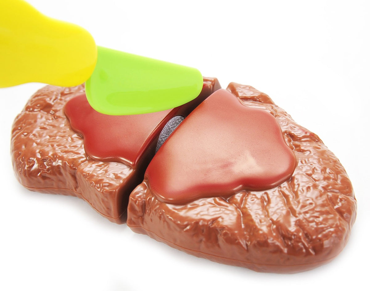 Kitchen Fun Steak & Egg Cutting Food Playset