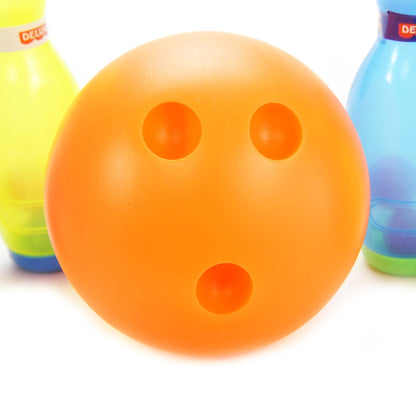 Kids’ Bowling Set – 6 Colorful 7-Inch Pins & Ball