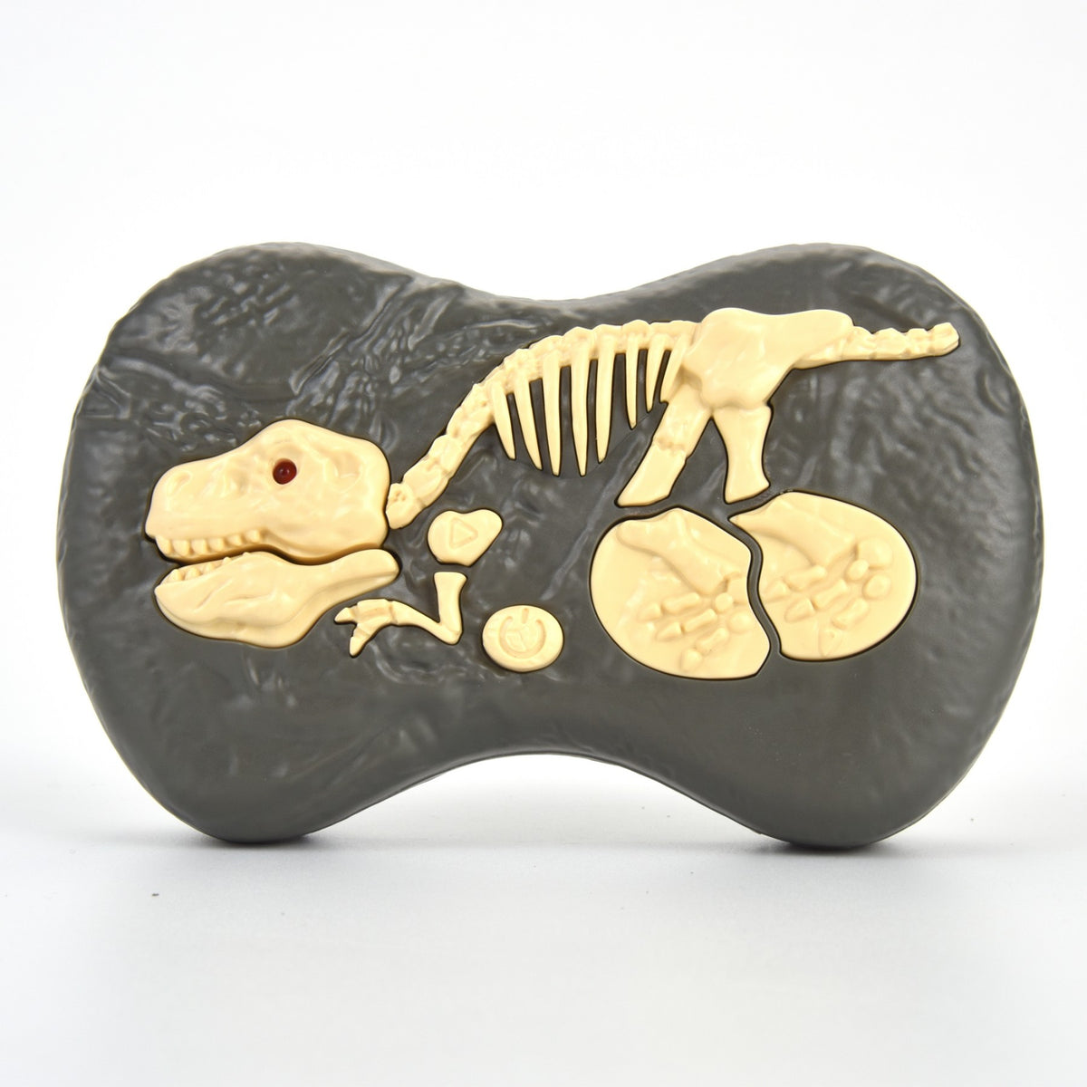 Remote-Control Velociraptor Dinosaur with LED Lights – Gray
