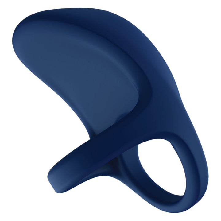 Dual Passion Remote Control Vibrating Couples Ring - Blue - US Stores