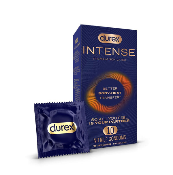 Durex Intense Nitrile Condoms 10 Pack - US Stores