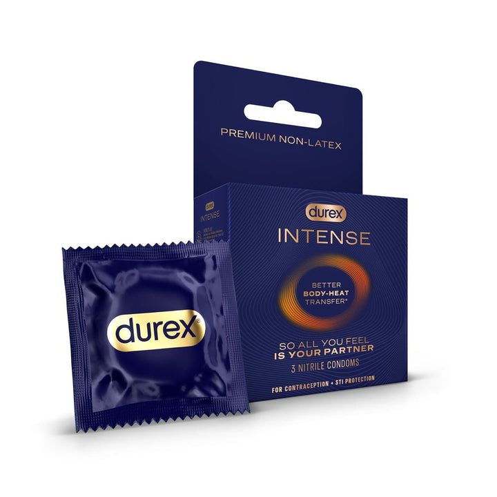 Durex Intense Nitrile Condoms 3 Pack - US Stores