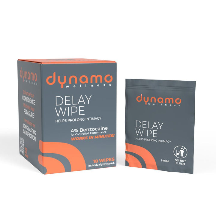 Dynamo Wellness Delay Wipe 4% - 36 Pack - US Stores