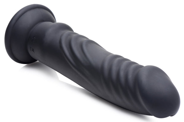 E - Stim and Vibrating Dildo With Remote - Black - US Stores