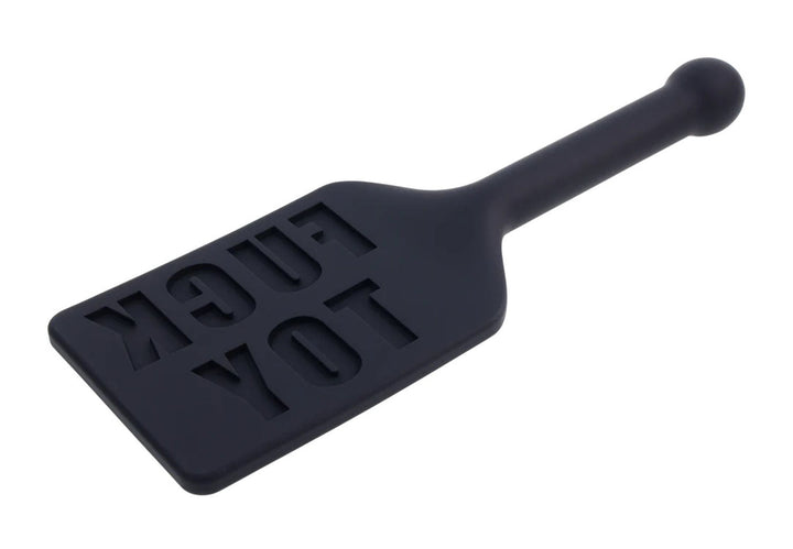 Edge Fuck Toy Silicone Paddle - Black - US Stores