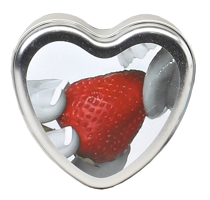 Edible Heart Candle - Strawberry - 4 Oz. - US Stores