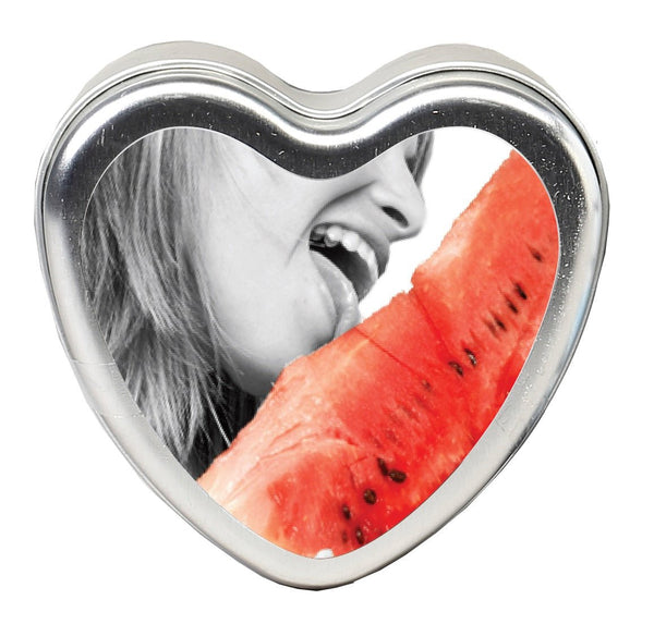 Edible Heart Candle - Watermelon - 4 Oz. - US Stores