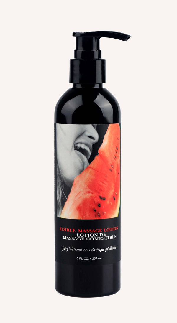 Edible Massage Lotion - Watermelon - 8 Fl. Oz. - US Stores