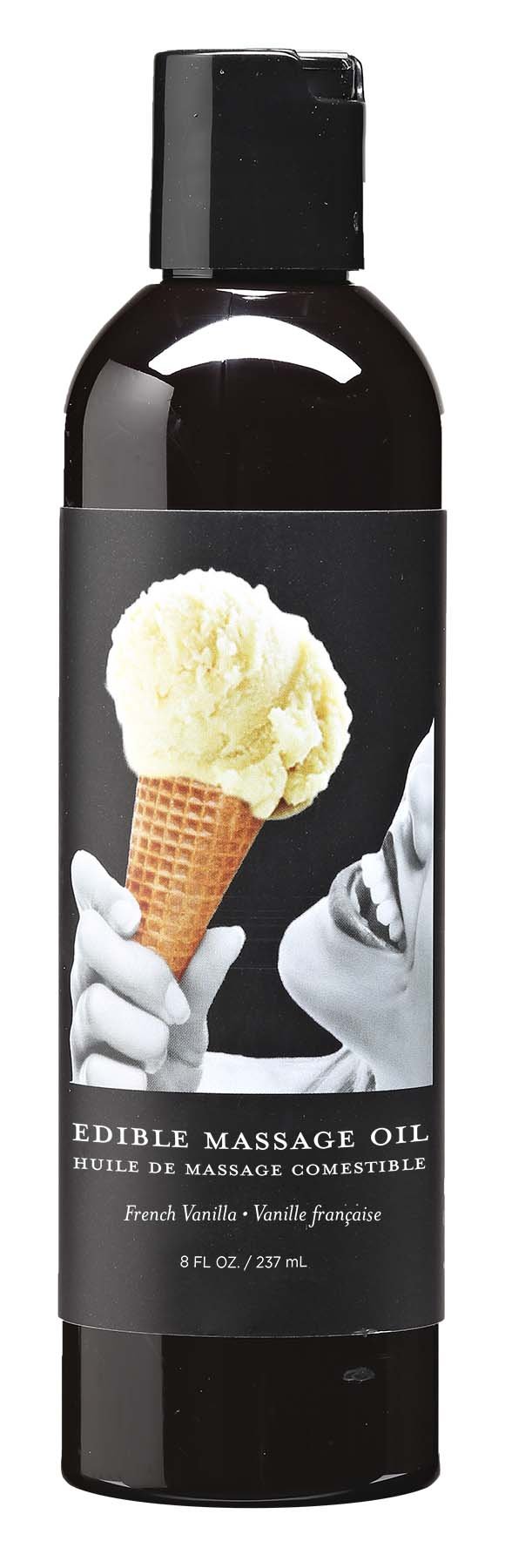 Edible Massage Oil - Vanilla - 8 Fl. Oz. - US Stores