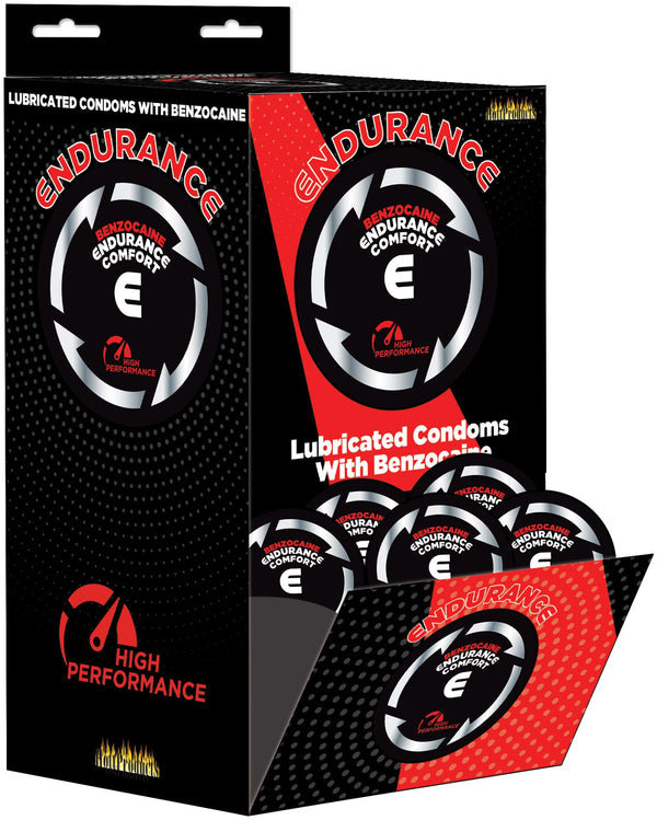 Endurance Lubricated - Comfort - Benzocaine Condoms Display - US Stores