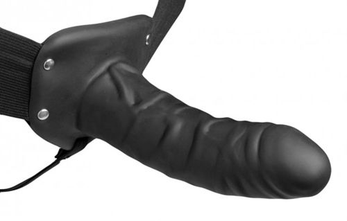 Erection Assist Hollow Strap on - Black - US Stores