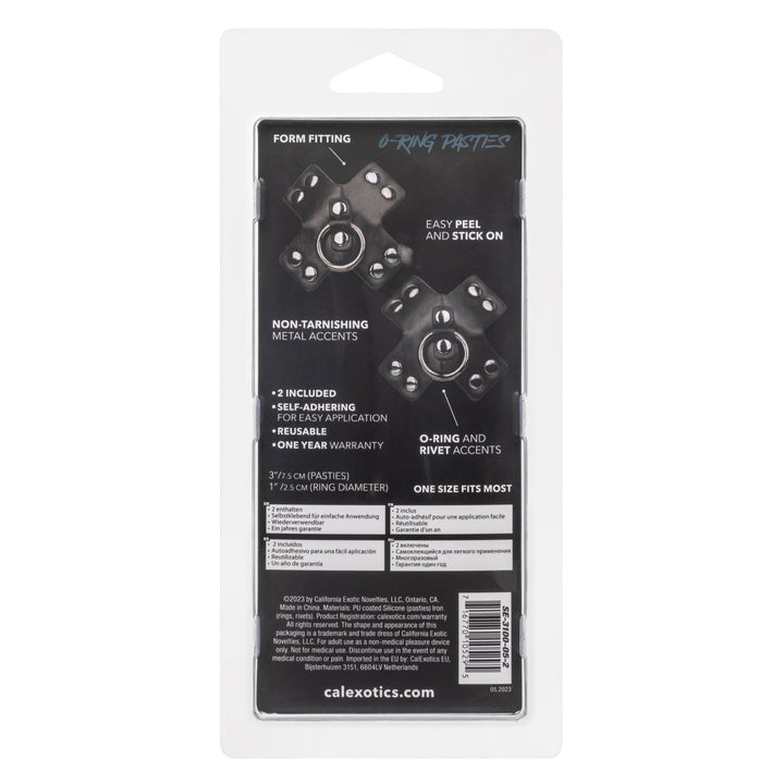 Euphoria Collection O - Ring Pasties - Black - US Stores