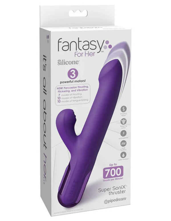Fantasy for Her Super Sonix Thruster - Purple - US Stores