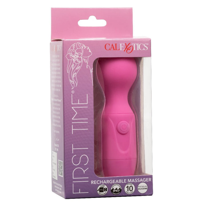 First Time Rechargeable Massager - Pink - US Stores