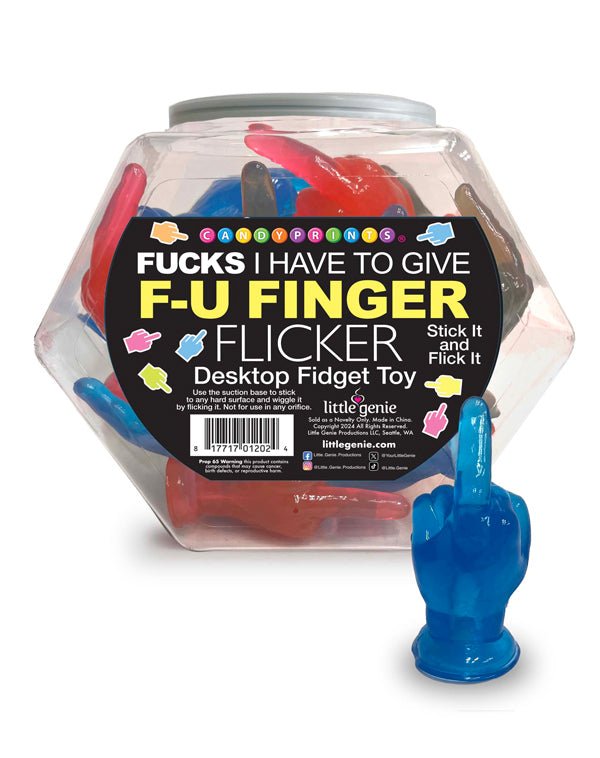 Fu Finger Flicker Fishbowl of 24 - US Stores